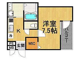 フジパレス西宮鳴尾5番館  ｜ 兵庫県西宮市鳴尾町2丁目（賃貸アパート1K・1階・26.41㎡） その2