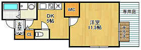 兵庫県西宮市鳴尾町5丁目（賃貸アパート1DK・1階・43.93㎡） その2