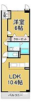 アニメ―ト松下1号館  ｜ 兵庫県伊丹市岩屋1丁目（賃貸マンション1LDK・2階・42.06㎡） その2