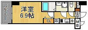 兵庫県尼崎市長洲本通1丁目（賃貸マンション1K・7階・24.00㎡） その2