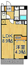 ハイズコート武庫川  ｜ 兵庫県尼崎市大島2丁目（賃貸マンション1LDK・4階・40.74㎡） その2