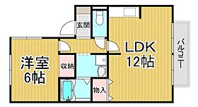 フローラ  ｜ 兵庫県伊丹市池尻6丁目（賃貸アパート1LDK・2階・43.93㎡） その2