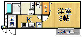 フジパレス西宮北口6番館  ｜ 兵庫県西宮市高畑町（賃貸アパート1K・1階・27.00㎡） その2