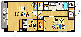 グランジェ東甲子園  ｜ 兵庫県西宮市里中町1丁目（賃貸マンション1LDK・4階・50.00㎡） その2