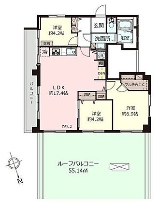 ■専有面積：6...