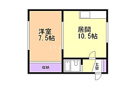 マンション前田 1LDKの間取図画像
