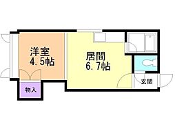 間取図画像 1DK