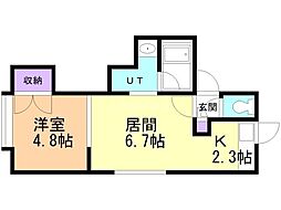 間取図画像 1LDK
