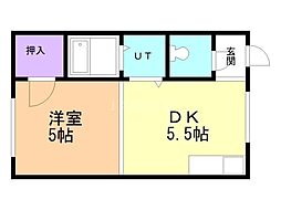 コーポシルキー 2階