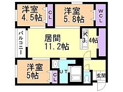 札幌市営南北線 北24条駅 徒歩9分