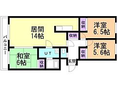 物件の間取り