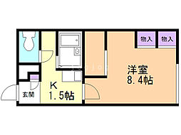 レオパレス白樺 1階