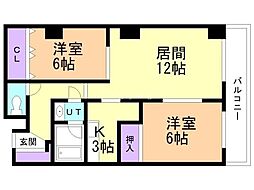 アルファスクエア北23条 4階