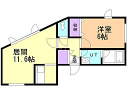 間取図画像 1LDK