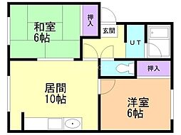 コーポハイブリッヂＣ 3階