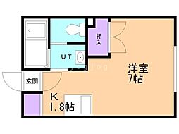 グリビィ麻生C棟 1階