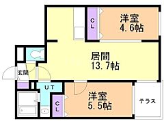 物件の間取り