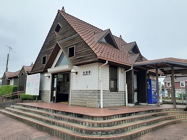 画像14:関東鉄道常総線小絹駅まで1310m