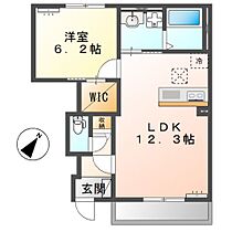 茨城県稲敷郡阿見町大字荒川本郷（賃貸アパート1LDK・1階・45.71㎡） その2