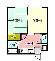 茨城県牛久市南５丁目（賃貸アパート2DK・2階・32.86㎡） その2