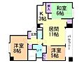 第2九条シャトー桂和8階8.8万円