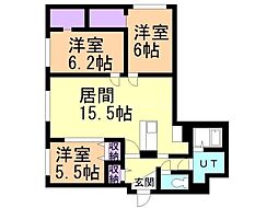 間取図画像 3LDK