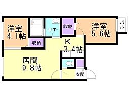 カオン山鼻 5階/503
