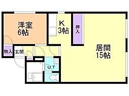 間取図画像 1LDK
