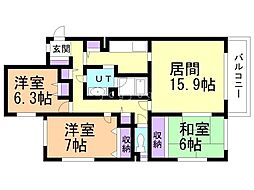 コープ野村宮の森グランデ 3階/303