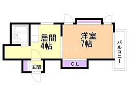 キャッスル北沢札幌 3階