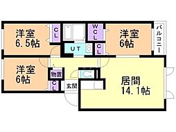 フォルシュ北円山 3階