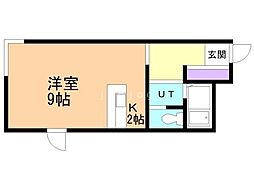 間取図画像 1K