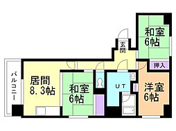 間取図画像 3LDK