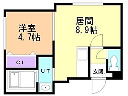 間取図画像 1LDK