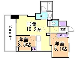 プレシス知事公館前 WEST 13階