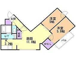 ブランシャール宮の森 1階/103