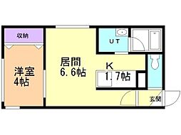 間取図画像 1LDK