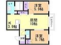 DIOGRACIA MIYANOMORI(ディオグラシア宮の森)4階10.3万円