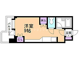 サンシャイン・シティー21 ワンルームの間取図画像