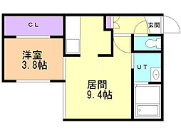 マ・メゾン医大前 1LDKの間取図画像