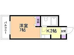 メゾン・ド・北円山 1Kの間取図画像