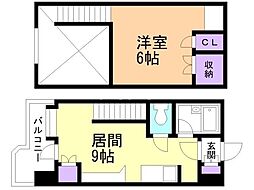 サンシャイン・シティー21 1LDKの間取図画像
