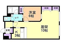 トネックス 1LDKの間取図画像