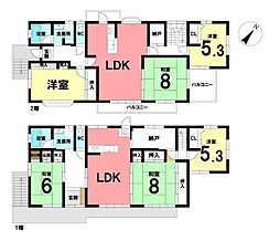中古戸建 岡崎市元欠町5丁目 6LLDDKK2S