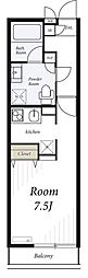 リブリ・西谷 1Kの間取図画像