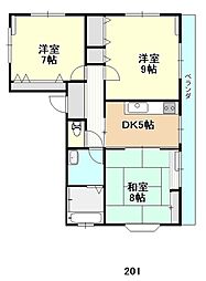 間取図画像 3DK