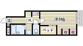 レオパレスＭＡＴＳＵＤＡ 106 ｜ 兵庫県姫路市御立中2丁目7-1（賃貸アパート1K・1階・23.74㎡） その2