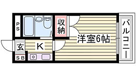 カレッジ北八代  ｜ 兵庫県姫路市北八代2丁目（賃貸マンション1K・3階・20.00㎡） その2