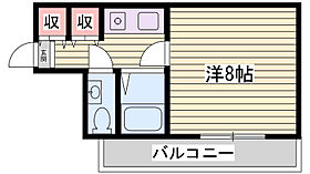 フレシール土山  ｜ 兵庫県姫路市土山4丁目（賃貸マンション1K・2階・24.20㎡） その2