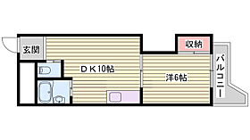 イトーピア野里  ｜ 兵庫県姫路市梅ケ枝町（賃貸マンション1DK・5階・34.25㎡） その2